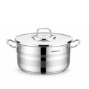 Korkmaz Astra 9 Pcs Stainless Steel Cookware Set | Stainless Steel Pots and Pans Set | Induction Compatible Tri-Ply Bottom Pots and Pans Set - KA2050