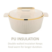 Asian Fancy Insulated Casserole Dlx 3500 Ml - Beige | AF2089B