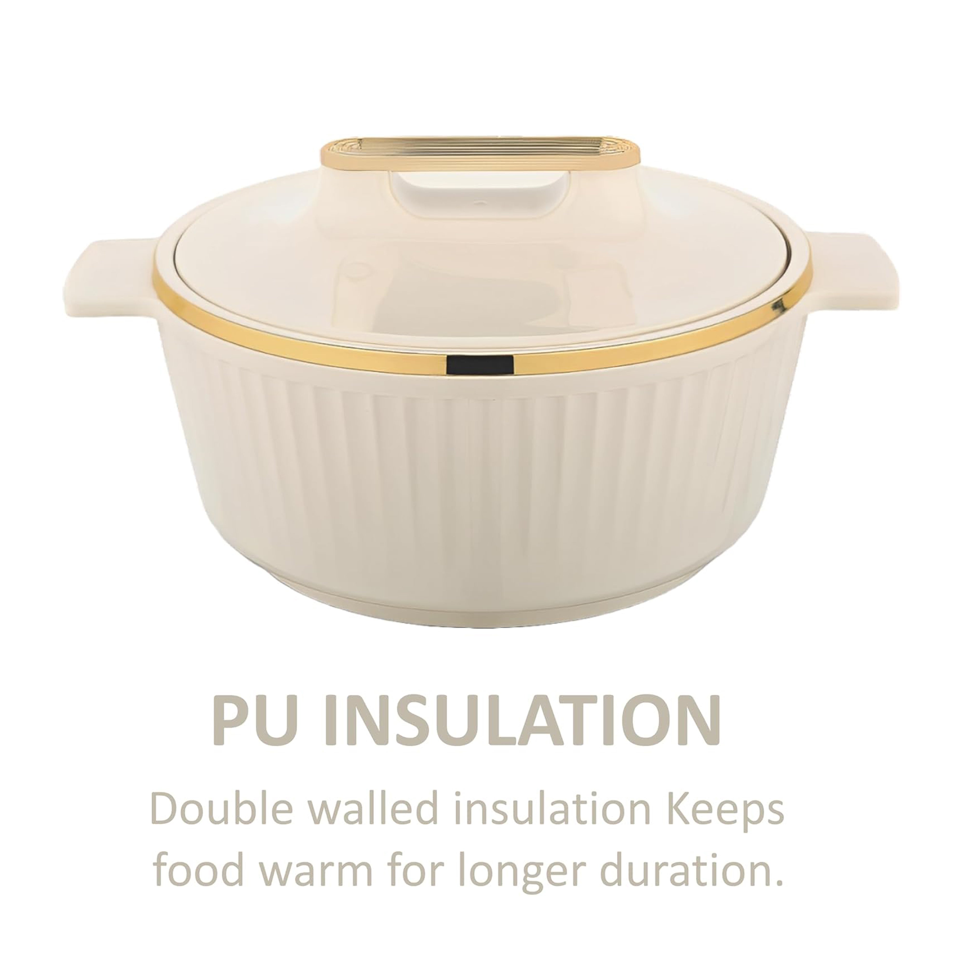 Asian Fancy Insulated Casserole Dlx 3500 Ml - Beige | AF2089B