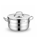 Korkmaz Astron Stainless Steel Cookware Set 11 Pcs | Tri-ply Bottom Cooking Pots & Pans Set | KA2052