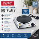 Prestige Ceramic Single Hotplate Stainless Steel Body With 185 Mm Heating Zone | 1500W - PR81402