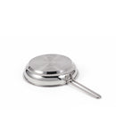 Korkmaz Tombik 9 Pieces Stainless Steel Cookware Set | Induction Compatible Tri-Ply Bottom Pots and Pans Set | Silver - KA1800