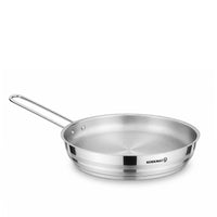 Korkmaz Astra 11 Pcs Stainless Steel Cookware Set | Turkish Induction Compatible Tri-Ply Bottom Pots and Pans Set | Silver KA1090