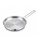Korkmaz Tombik 9 Pieces Stainless Steel Cookware Set | Induction Compatible Tri-Ply Bottom Pots and Pans Set | Silver - KA1800