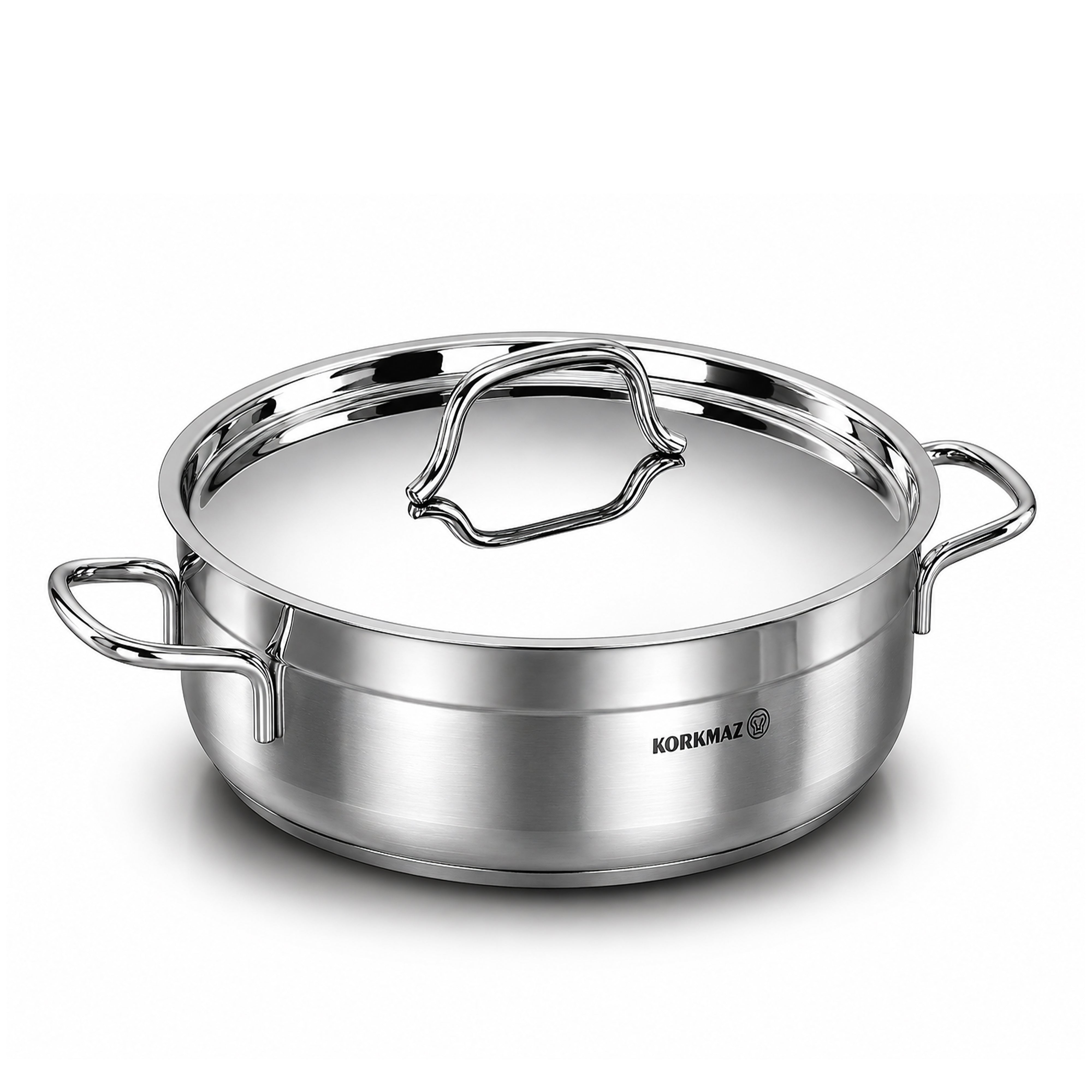 Korkmaz Alfa Low Casserole 26X8 Cm / 4.2 Ltr