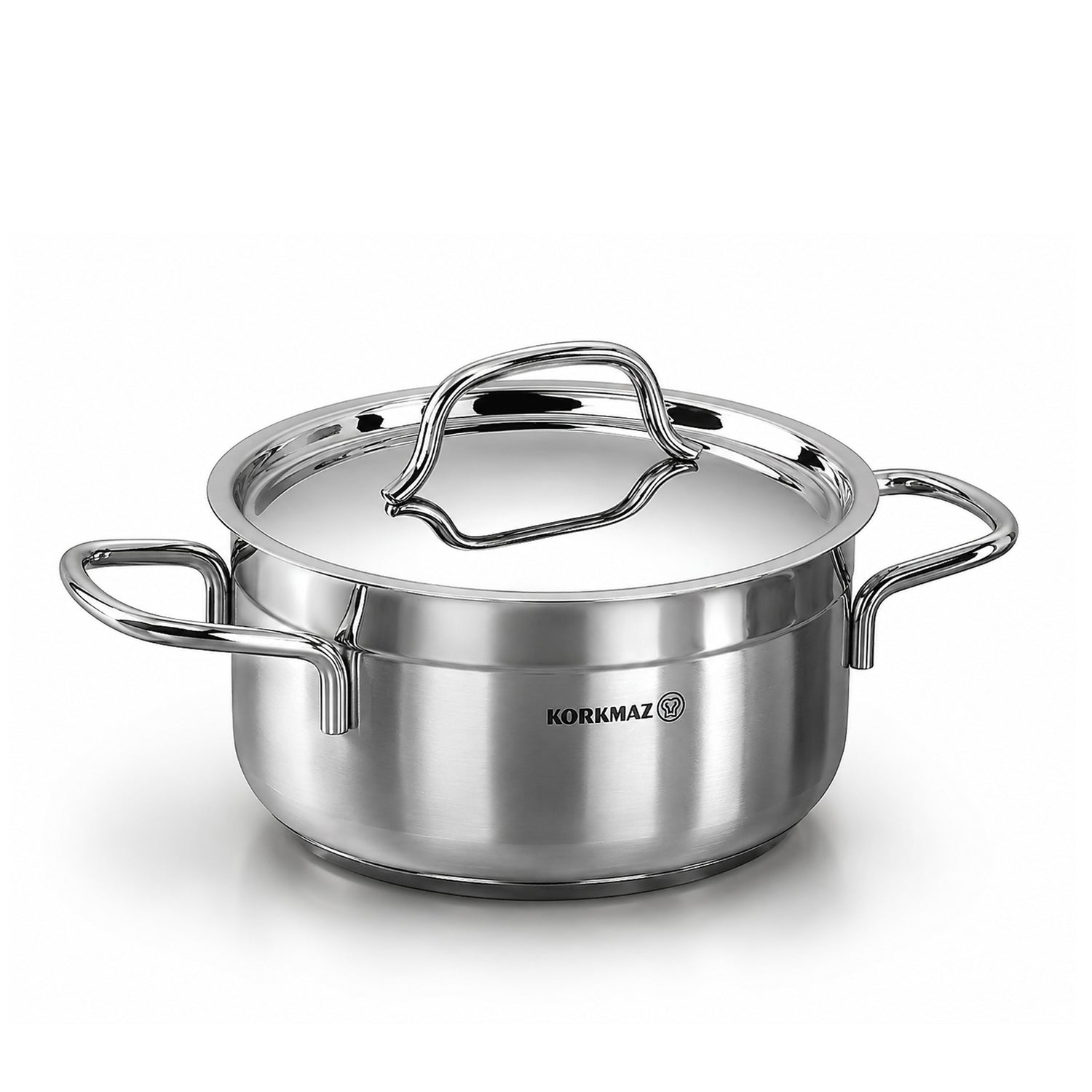 Korkmaz Alfa Plus Couscous 10 Pcs Stainless Steel Cookware Set | Induction Compatible Tri-Ply Bottom Pots and Pans Set | Silver - KA1998