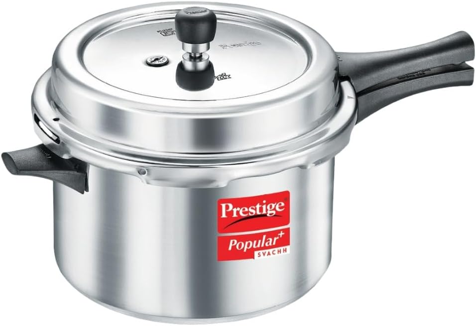 Prestige 7.5L  Popular Plus Svachh  Spillage Control Lid Cooker  | Induction Base - MPP10566