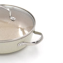 Korkmaz Granita Low Stainless Steel Casserole Pot 28X7.5Cm / 4.0L. | KA1264