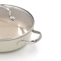 Korkmaz Granita Low Stainless Steel Casserole Pot 28X7.5Cm / 4.0L. | KA1264