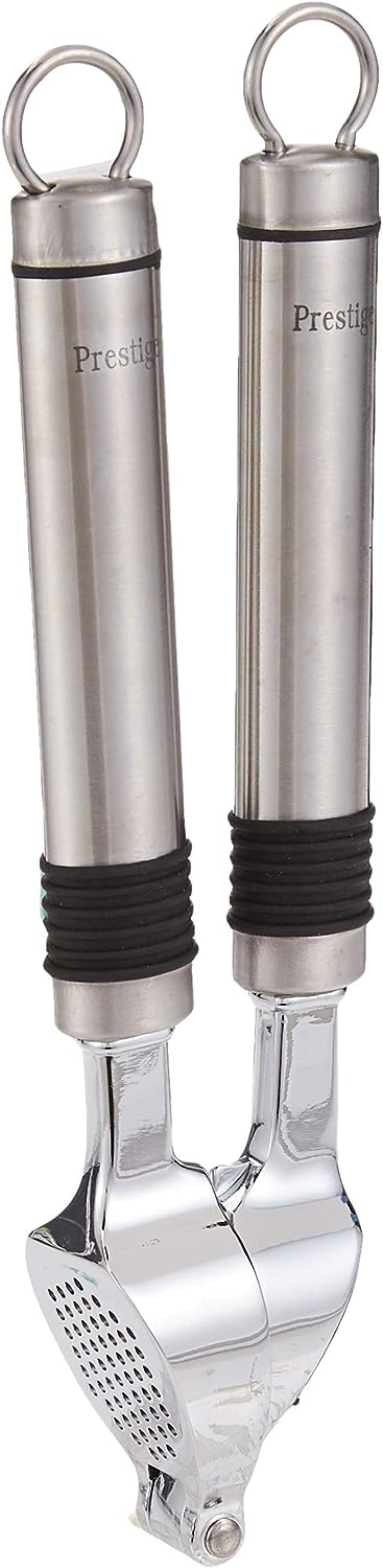Prestige Eco Garlic Press Stainless Steel with Rubber Grip | PR55827