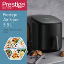 Prestige 3.5 Litre Digital Touchscreen Air Fryer (1500W) - Black | PR50319