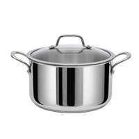 Prestige Infinity Tri Ply Stainless Steel 32cm Casserole With Glass Lid | Induction + all hob suitable | PR81196