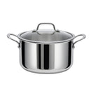 Prestige Infinity Tri Ply Stainless Steel 24cm Casserole With Lid | Induction + all hob suitable | PR81192