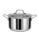 Prestige Infinity Tri Ply Stainless Steel 22cm Casserole With Lid | Induction + all hob suitable | PR81191