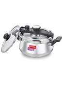 Prestige Svachh Clip-on 5 Litre Stainless Steel Pressure Cooker Handi | MPCH20233