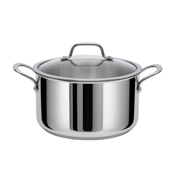 Prestige Infinity Tri Ply Stainless Steel 26cm Casserole With Lid | Induction + all hob suitable | PR81193