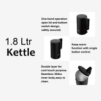Prestige 1.8 Litre Fast-Boiling Stainless Steel Electric Kettle (1500W) | PR54934