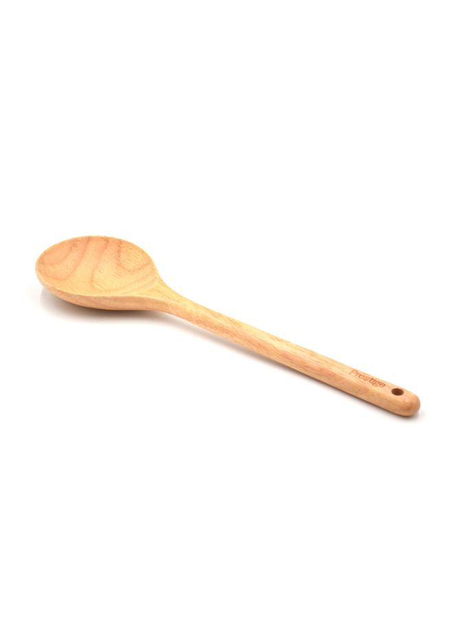 Prestige Solid Spoon Set  | Quality Kitchen Utensils for Cooking & Serving | 2-Piece Wooden Spoon Kit | PR48875