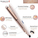 Remington PROluxe Hair Straightener | 230°C OPTIheat Technology for Long-Lasting Salon Results with Smooth Glide Plates – S9100