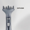 CARRERA OMNI Styler 1200W Hot Air Brush – One Step Hair Dryer & Volumizer with Rotating Ceramic Brush, 6 Attachments, Frizz Control, 3 Heat Settings, Cool Shot, Blow Dry & Style, CRR528, 2 Yr Warranty