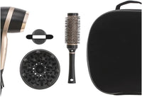 Remington Salon Smooth Hair Dryer Gift Set | 2200W Dryer with Ionic Conditioning & Styling Accessories | Perfect Gift for Smooth, Shiny Hair – D6940GP