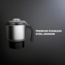 CARRERA 3-in-1 Powerful Blender 600W with 1.5L Blending Jar, Staineless Steel Blades & Copper Motor, Knob Control & LED Dislay, Perfect for Mixing, Grinding and Blending, Grey- CRR567, 2 Year Warranty