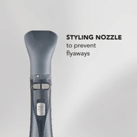 CARRERA OMNI Styler 1200W Hot Air Brush – One Step Hair Dryer & Volumizer with Rotating Ceramic Brush, 6 Attachments, Frizz Control, 3 Heat Settings, Cool Shot, Blow Dry & Style, CRR528, 2 Yr Warranty