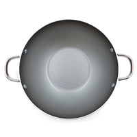 Prestige Ultra Non Stick Kadai with Glass Lid 24Cm and Complimentary Pan Holder | Induction Based Stock Pot | Non stick Stock Pot with Lid | PR22603