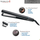 Remington Ceramic Crimp 220 Hair Straightener | Professional 220°C Heat with Anti-Static Coating for Defined Texture & Volume – S3580