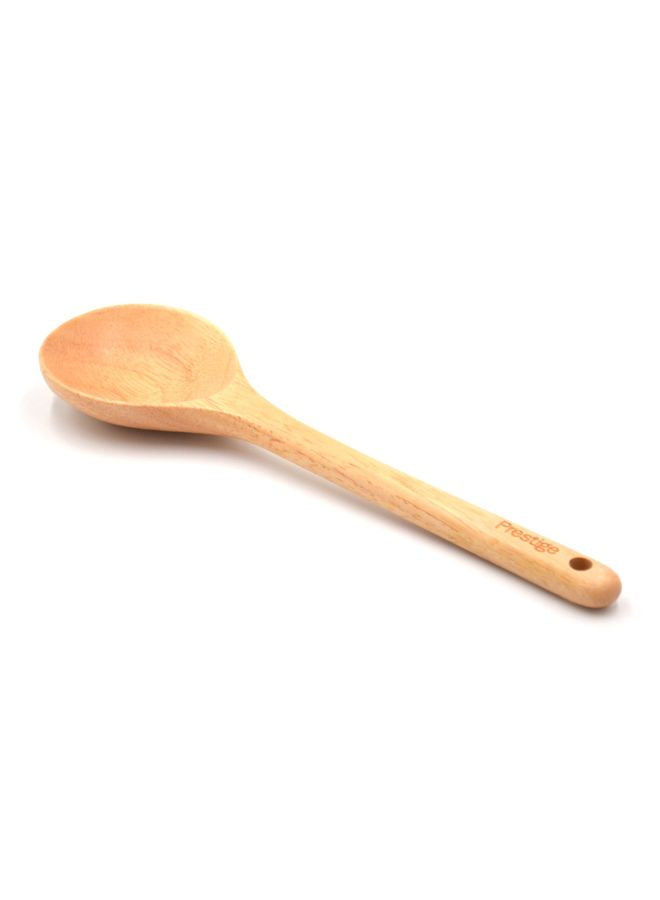 Prestige Solid Spoon Set  | Quality Kitchen Utensils for Cooking & Serving | 2-Piece Wooden Spoon Kit | PR48875