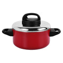 Prestige Classique Non-Stick Casserole 1.9L / 18 cm | 3X Ultra Tough Cooking Pot with Stainless Steel Lid | Red - PR21542