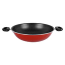 Prestige Classique Non-Stick Cookware Sets 17 Pcs | Aluminium Pots and Pans Set | Cooking Set with Glass lid | Soup Pts Set | Frying Pans Set | PR21822 - Red