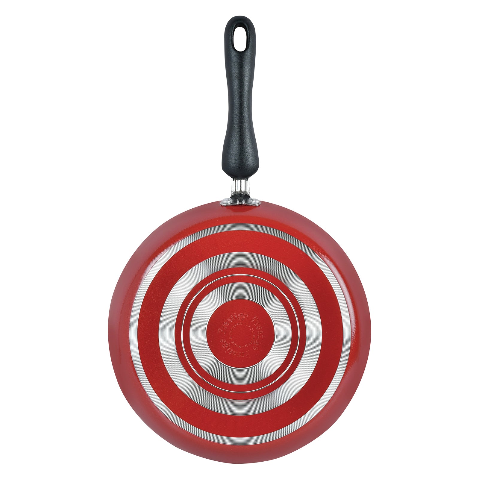 Prestige Value Pack Non-Stick Cast Aluminium Cookware sets  8 Pcs | Pots and Pans Set | Stock Pot Set | Milk Pan | Fry Pan | PR21952 - Red