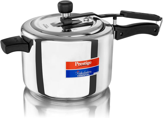 Prestige 5L Essential Svachh  Pressure Cooker with Spillage Control  Lid Cooker | Triply Induction Bottom | MPN20538