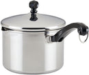 Farberware Classic Stainless Steel Cookware Pots and Pans Se | 15-Piece Cooking Set - FB50049 Silver