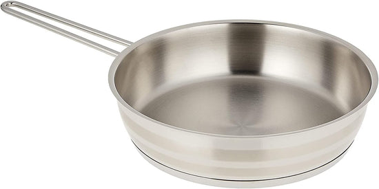 Korkmaz Astra 9 Pcs Stainless Steel Cookware Set | Induction Compatible Tri-Ply Bottom Pots and Pans Set | Silver - KA1900