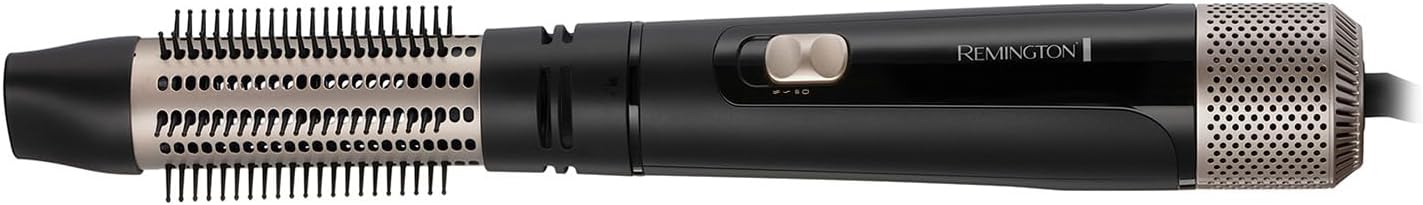Remington Blow & Dry Caring Air Styler | 1000W Hair Dryer & Hot Brush with 4 Styling Attachments | For Mid to Long Hair – AS7500 (Black)