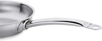 korkmaz Proline Satin Stainless Steel Frying Pan | Frying Pan | Omlette Cooking Pans | Induction Compatible Capsule Bottom (Small 16x4,2cm)