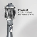 CARRERA OMNI Styler 1200W Hot Air Brush – One Step Hair Dryer & Volumizer with Rotating Ceramic Brush, 6 Attachments, Frizz Control, 3 Heat Settings, Cool Shot, Blow Dry & Style, CRR528, 2 Yr Warranty