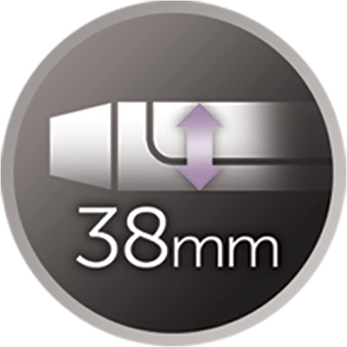 Remington 38mm Curling Tong | Extra-Large Barrel for Big, Bouncy Curls & Soft Waves | Titanium Ceramic Coating – CI5538