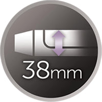 Remington 38mm Curling Tong | Extra-Large Barrel for Big, Bouncy Curls & Soft Waves | Titanium Ceramic Coating – CI5538