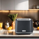 CARRERA Toaster CRR563 – 2-Slice Toaster with 7 Browning Settings, Wide Slots, Reheat & Defrost Function, and Automatic Shut-Off