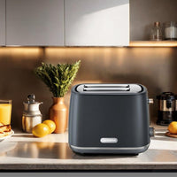 CARRERA Toaster CRR563 – 2-Slice Toaster with 7 Browning Settings, Wide Slots, Reheat & Defrost Function, and Automatic Shut-Off