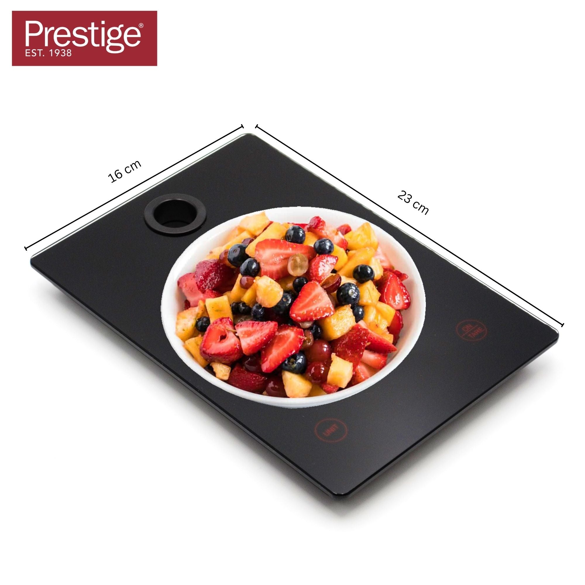 Prestige Digital Kitchen Scale LED Display - Black | PR81006