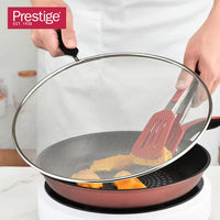 Prestige Splatter Guard 20cm | Premium Stainless Steel Oil Grease Splatter Screen for Frying Pans | Splatter Guard for Clean Cooking | PR49053