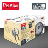 Prestige Svachh Hard-Anodized 5 Ltr Senior Pan Svachh Pressure Cooker | MPD20278