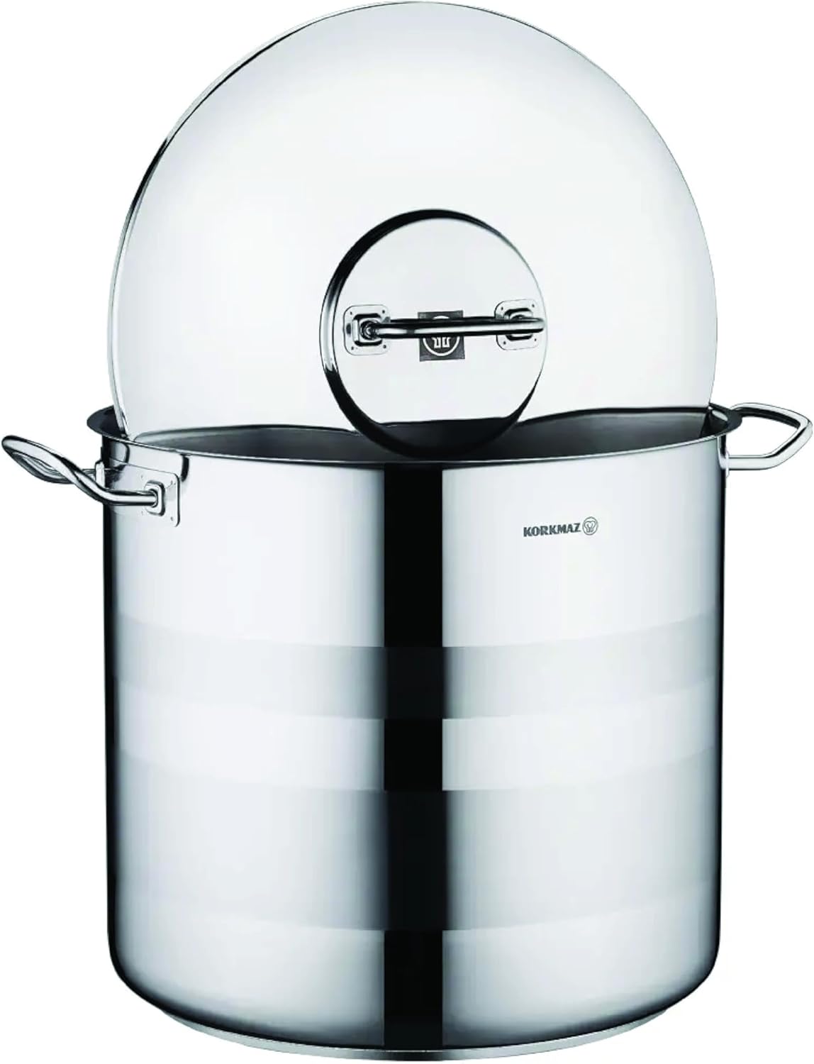 Korkmaz Astra2 Extra Deep Casserole 40x34 cm / 42.5 L | Induction Compatible Tri-Ply Bottom Pot for Cooking | Turkish Stainless Steel Cookware - KA2033