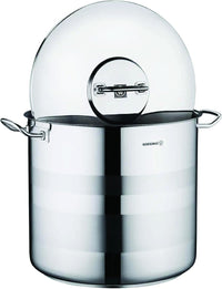 Korkmaz Astra2 Extra Deep Casserole 40x34 cm / 42.5 L | Induction Compatible Tri-Ply Bottom Pot for Cooking | Turkish Stainless Steel Cookware - KA2033