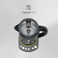 CARRERA Electric Kettle № 550 – 2000-2400W Stainless Steel Kettle with Adjustable Temperature, Keep Warm Function & LED Display