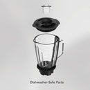 CARRERA Digital Blender № 654 – 1300W High-Speed Blender with 10 Variable Speeds, LED Display & 1.5L Glass Jar